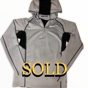 Nike Pro Dri-Fit Fitted youth quarter zip hoodie
